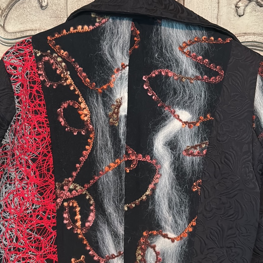 Uniquely Designed Black coat from Papillion of Los Angelos -X/XL